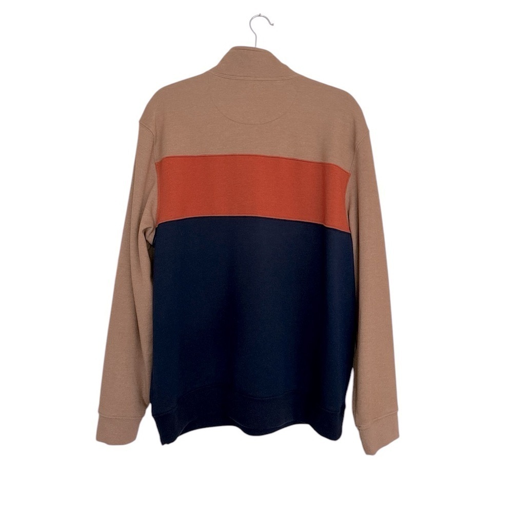 IZOD Men's Slim Fit Advantage Performance Quarter Zip Fleece Pullover Sweatshirt - Picture 5 of 9